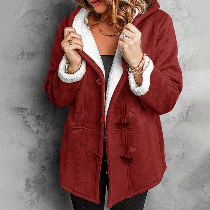 Christine | Manteau Féminin Court à Capuche