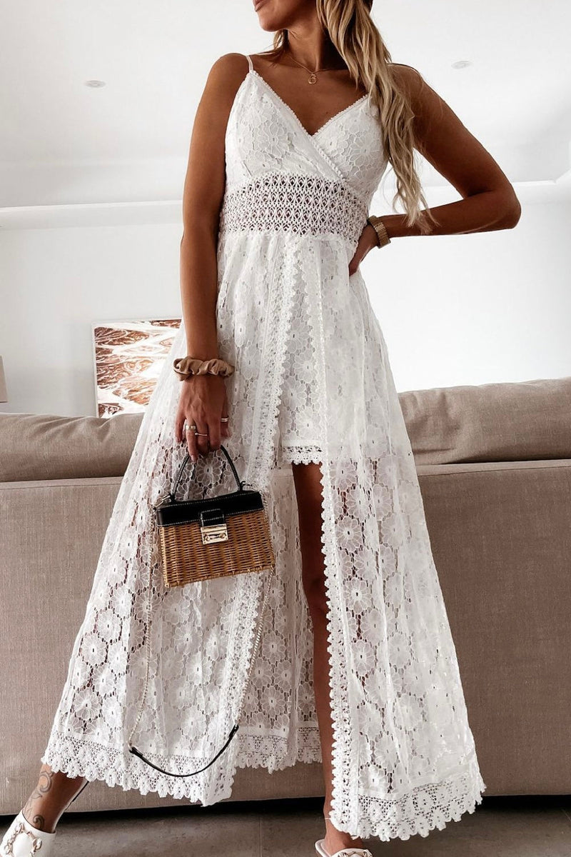 Célia - Robe Maxi Boho Imprimé Ikat Femme