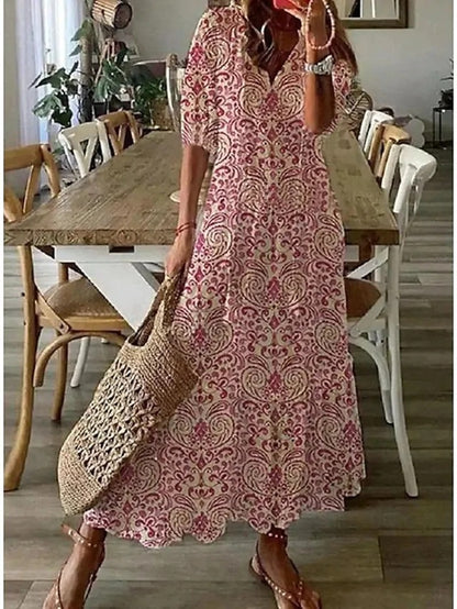 Morgane - Robe Longue Bohème Chic Femme
