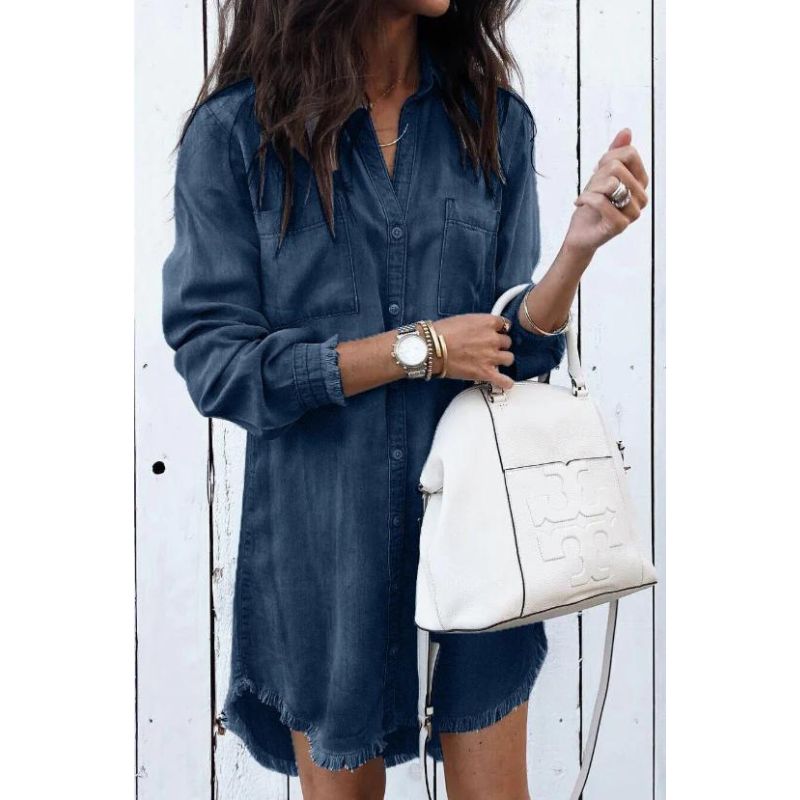 Julienne - Robe en denim - Tendance, Coupe confortable, Look audacieux - Femme
