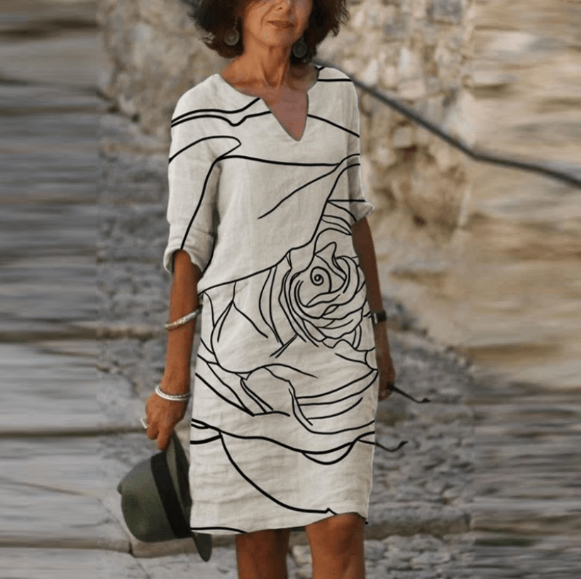 Valérie - Robe Fluide D'Été