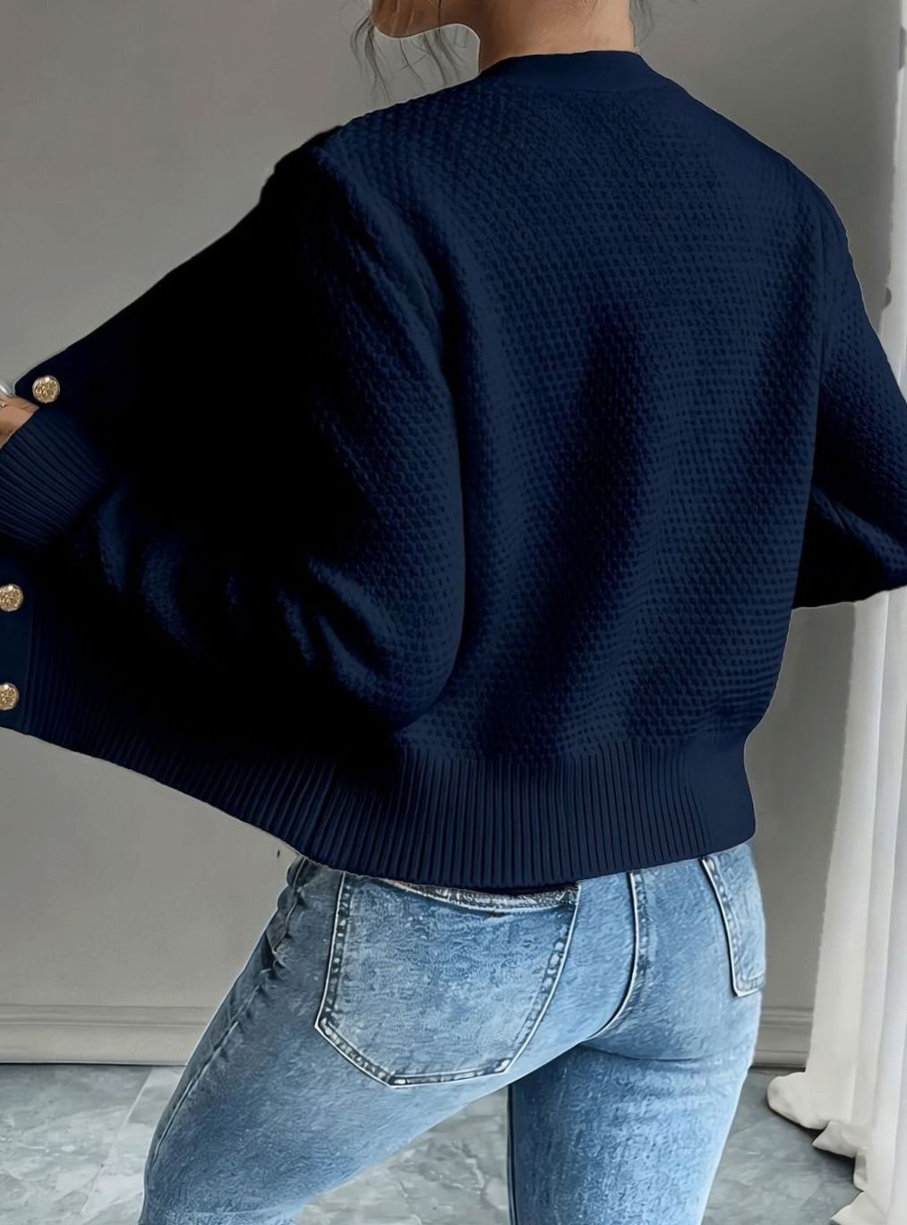 Céline - Cardigan Élégant Torsadé Boutonné