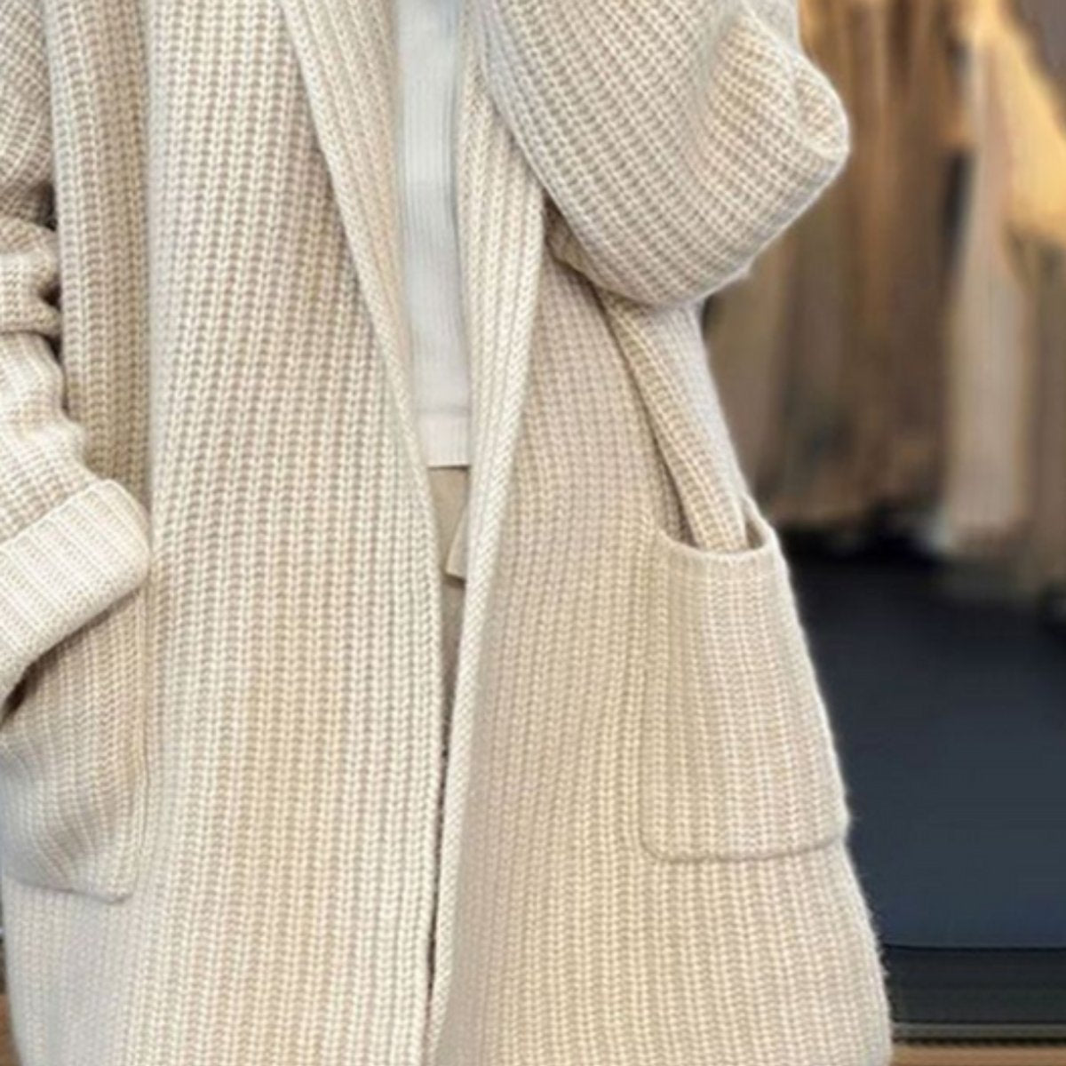 Christine - Cardigan Chic Oversize Grosse Maille