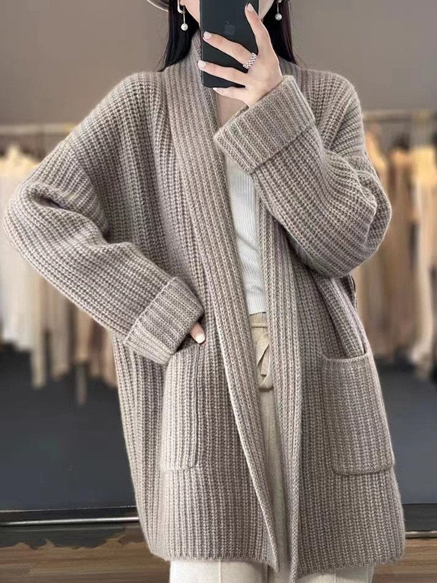 Christine - Cardigan Chic Oversize Grosse Maille