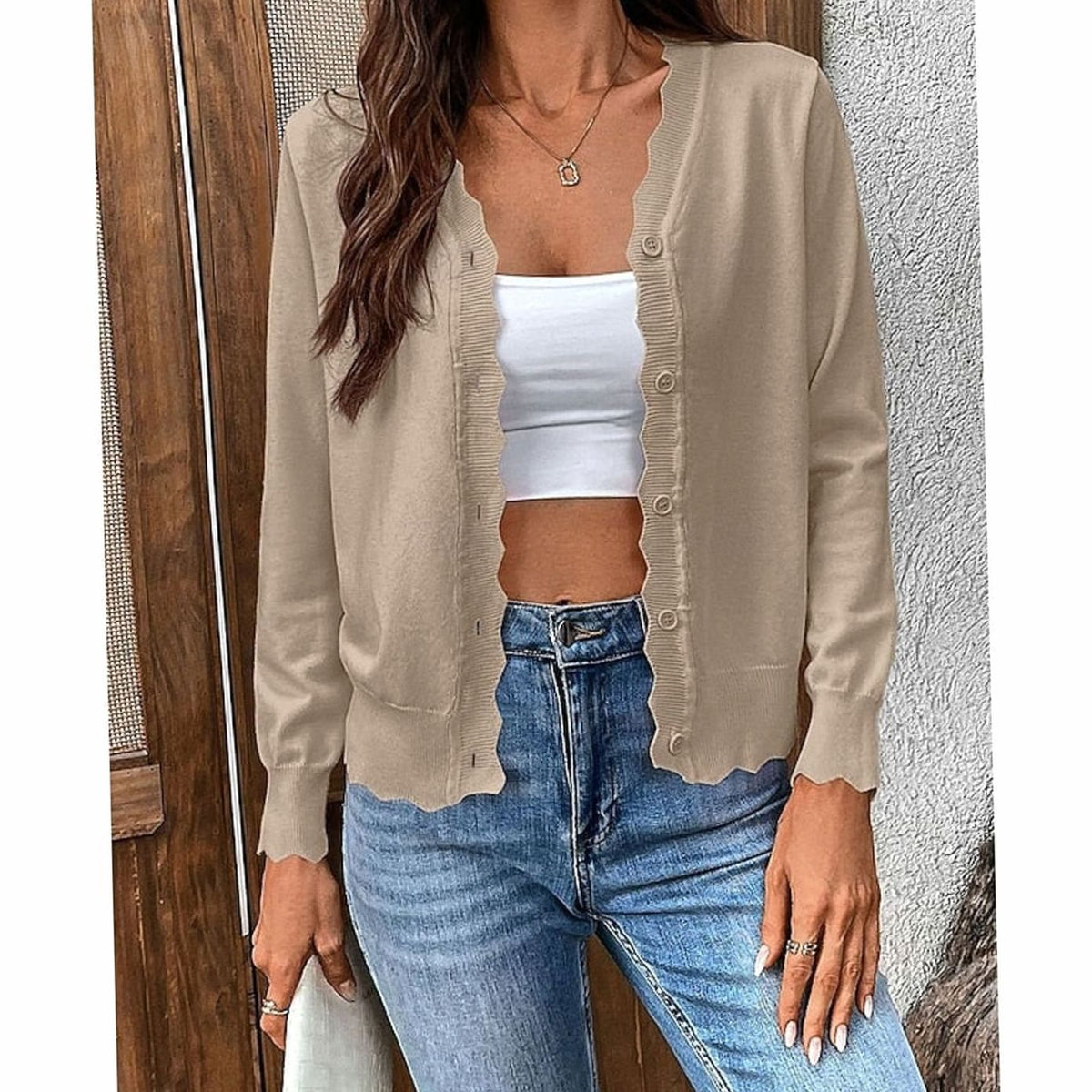 Aurélie - Cardigan Élégant Boutonné