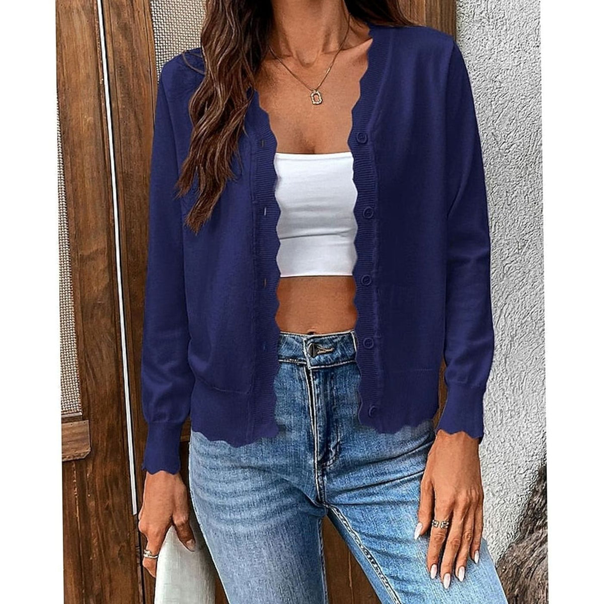 Aurélie - Cardigan Élégant Boutonné