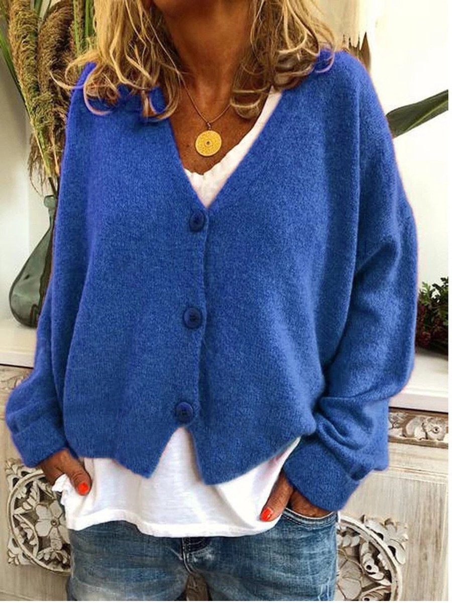 Manon - Cardigan Élégant Ample Col V