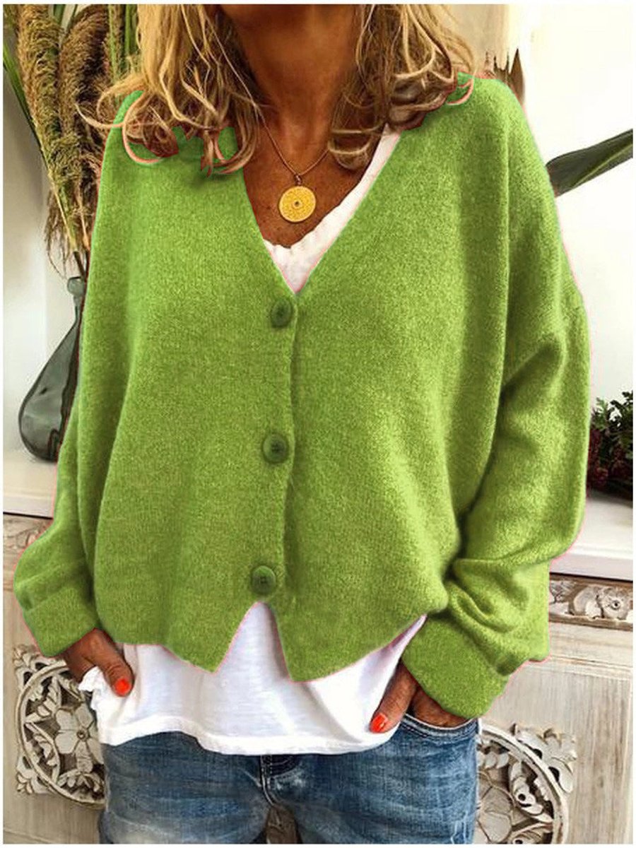 Manon - Cardigan Élégant Ample Col V