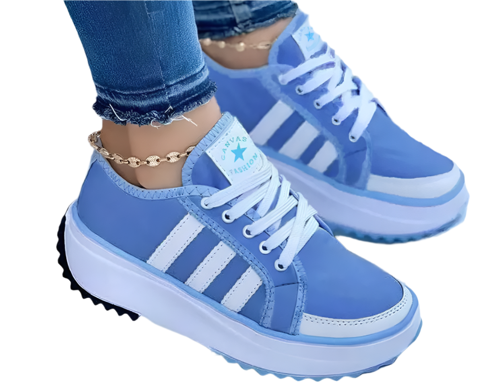 Élégance - La sneaker colorée pour femme