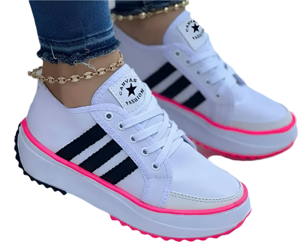 Élégance - La sneaker colorée pour femme