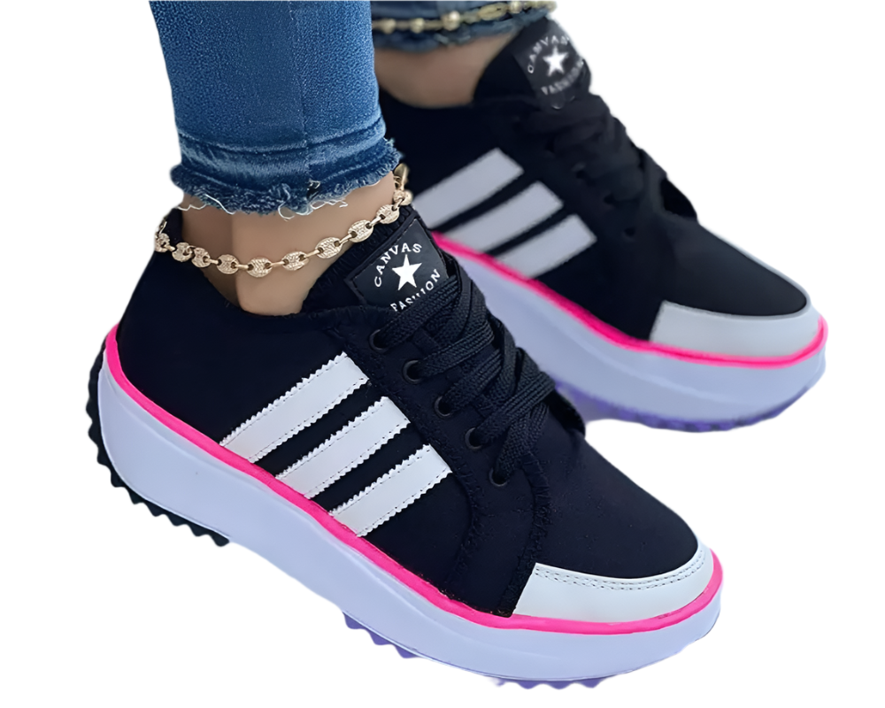 Élégance - La sneaker colorée pour femme