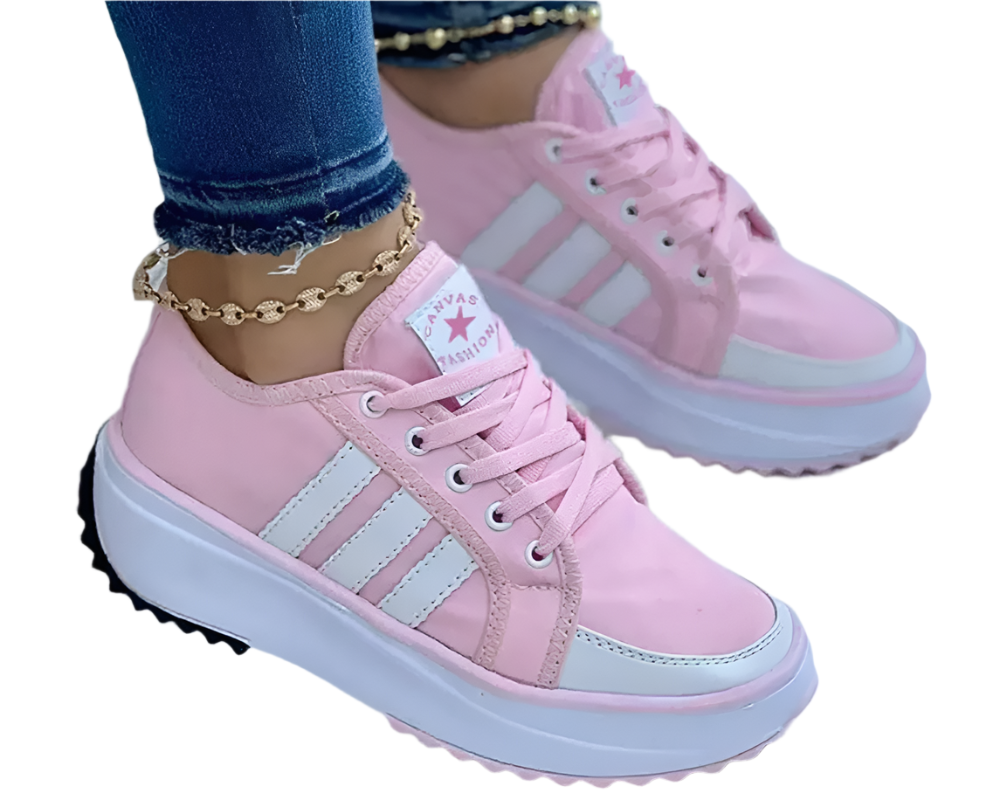 Élégance - La sneaker colorée pour femme