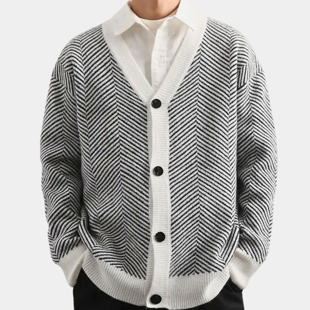 Thomas - Cardigan Décontracté Tricot Homme