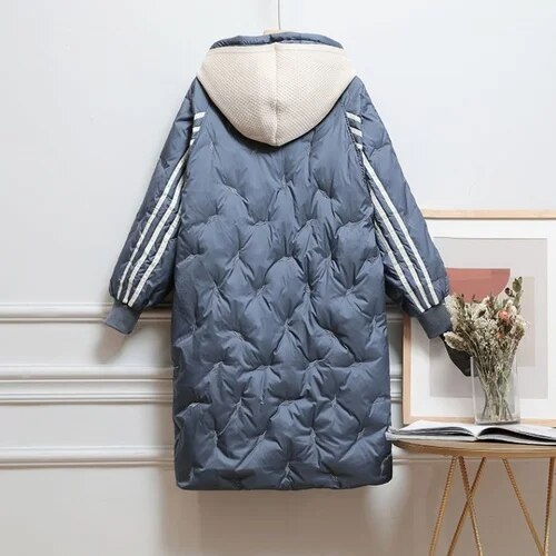 Danielle - Doudoune Chic Longue Zippée