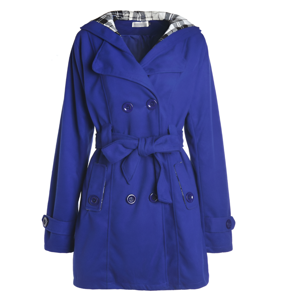 Véronique | Manteau Chic Mi-Long Ceinturé