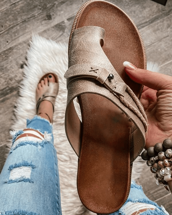 Dominique - Sandales orthopédiques - Modèle confortable, Femme
